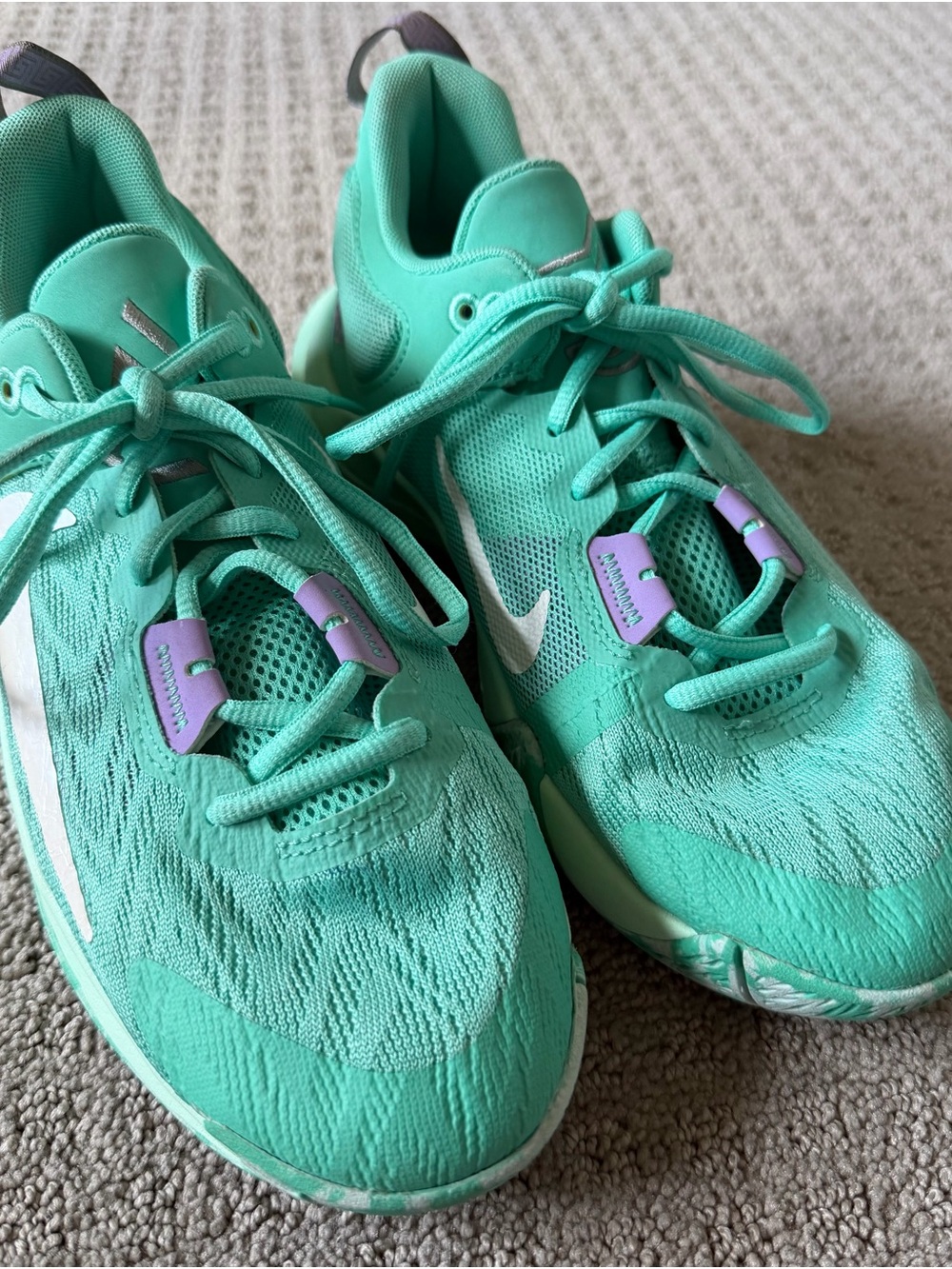 Youth Nike Giannis Immortality 2 GS 'Mint Purple' - Picture 3 of 5